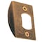 Prime-Line Prime-Line 2.25 in. H X 1-5/8 in. L Antique Brass Steel Deadbolt Strike E2308 - alternate 1